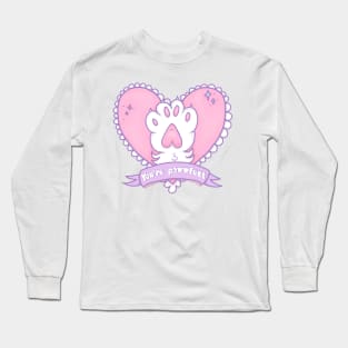 Cat paw - you’re Perfect Long Sleeve T-Shirt